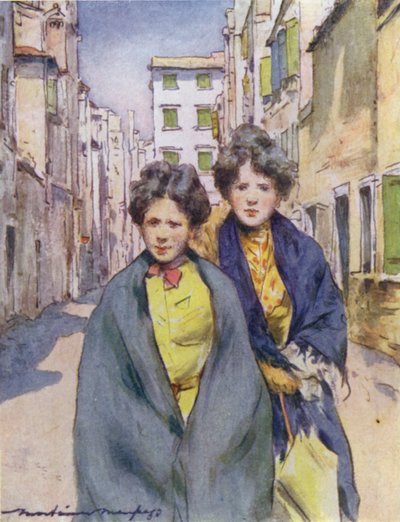 仕事の女の子 作： Mortimer Ludington Menpes
